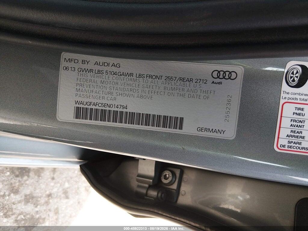 WAUGFAFC5EN014794 2014 AUDI A6 photo no. 9