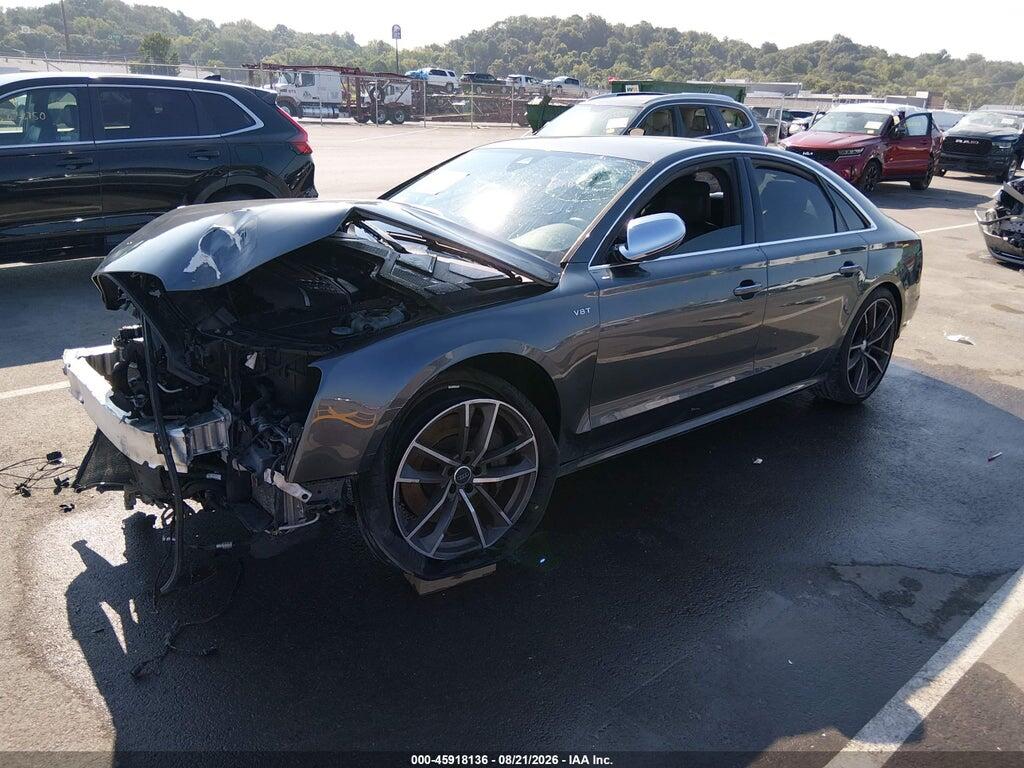 WAUD2AFD6EN004654 2014 AUDI S8 photo no. 2