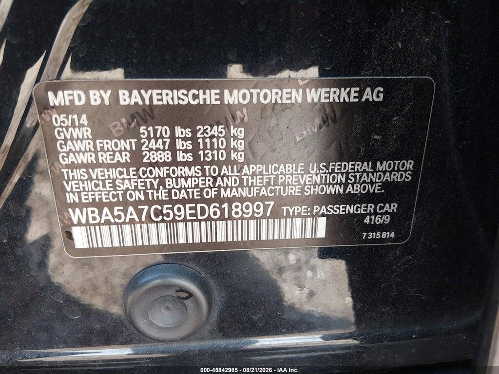 WBA5A7C59ED618997 2014 BMW 528I photo no. 9