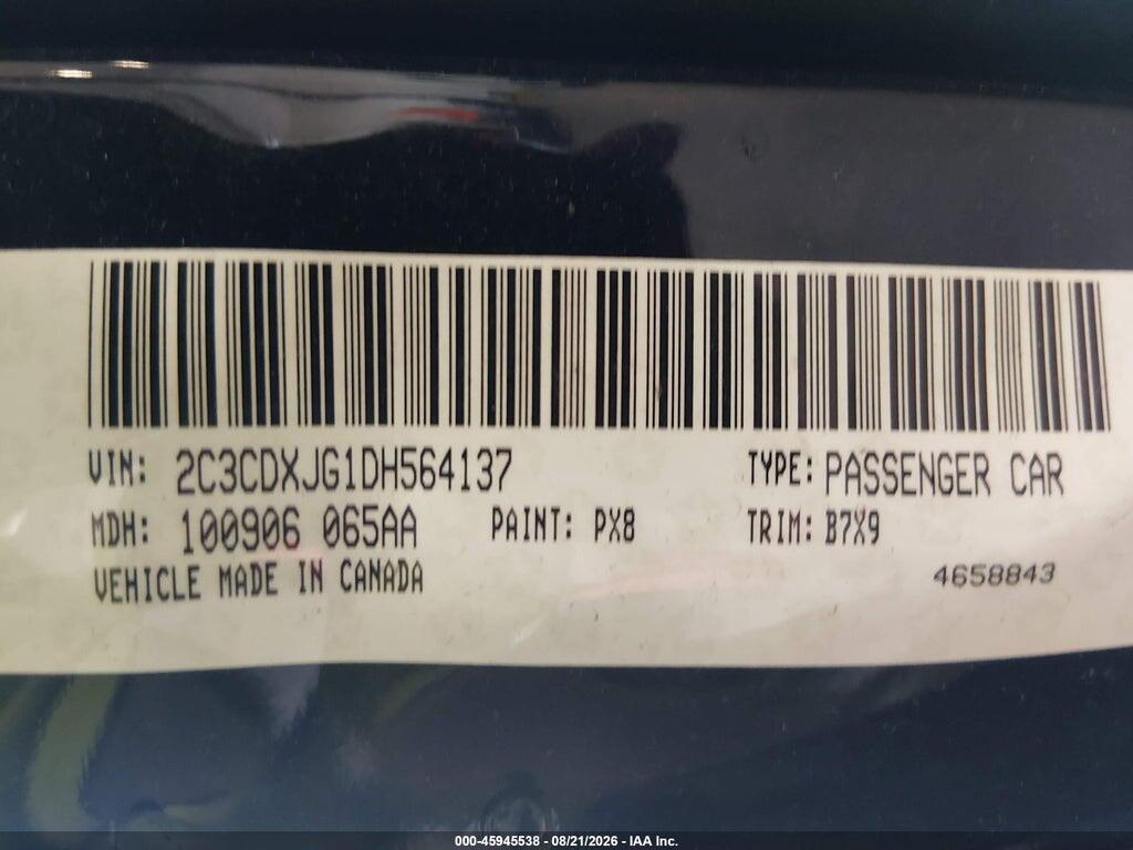2C3CDXJG1DH564137 2013 DODGE CHARGER photo no. 9