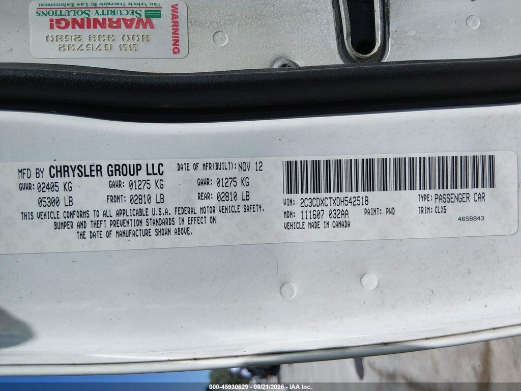2C3CDXCTXDH542518 2013 DODGE CHARGER photo no. 9
