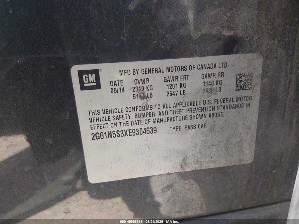 2G61N5S3XE9304639 2014 CADILLAC XTS photo no. 9