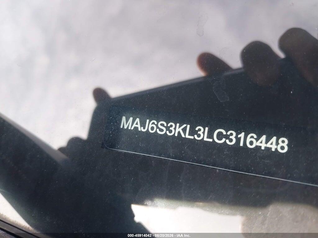MAJ6S3KL3LC316448 2020 FORD ECOSPORT photo no. 9