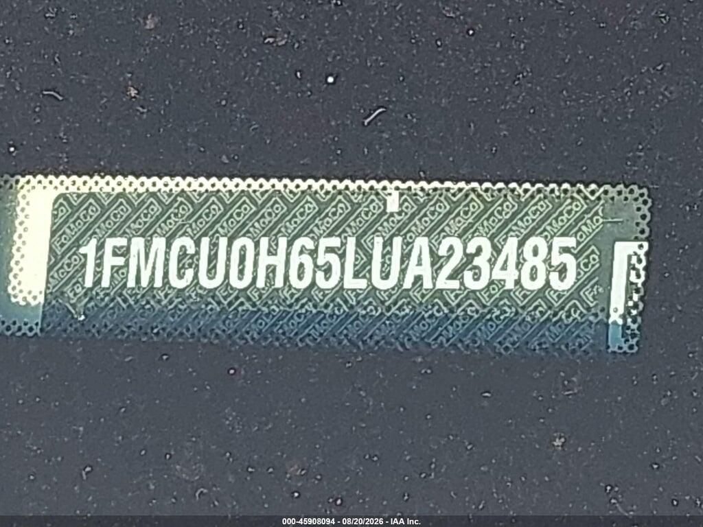 1FMCU0H65LUA23485 2020 FORD ESCAPE photo no. 9