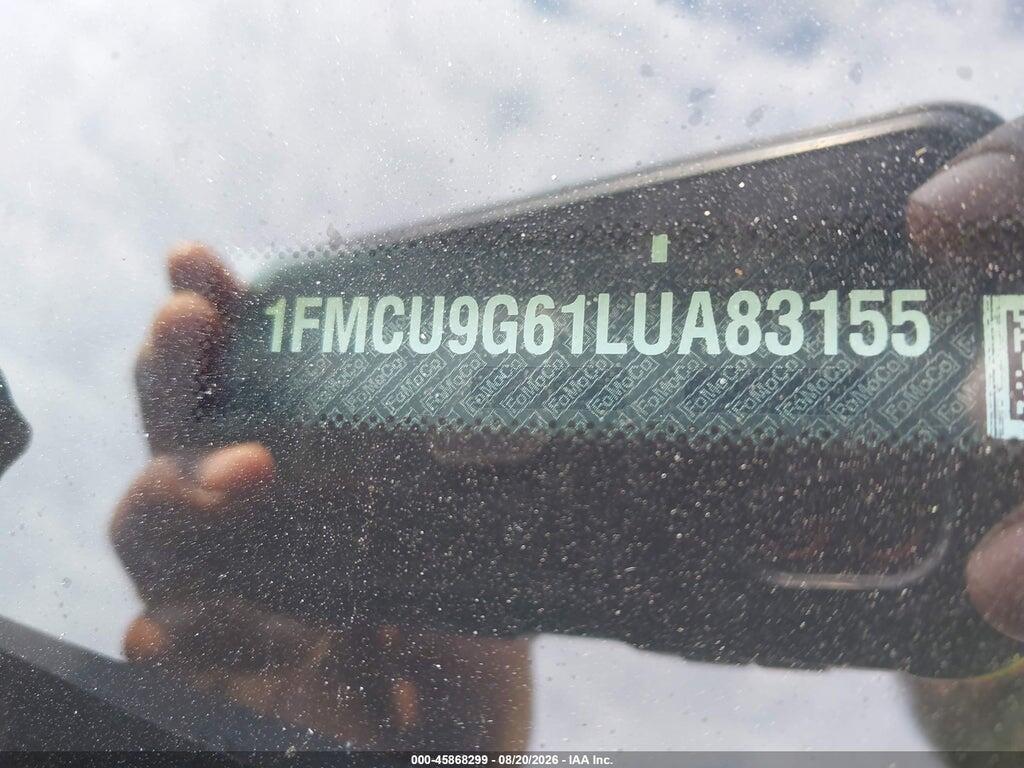 1FMCU9G61LUA83155 2020 FORD ESCAPE photo no. 9