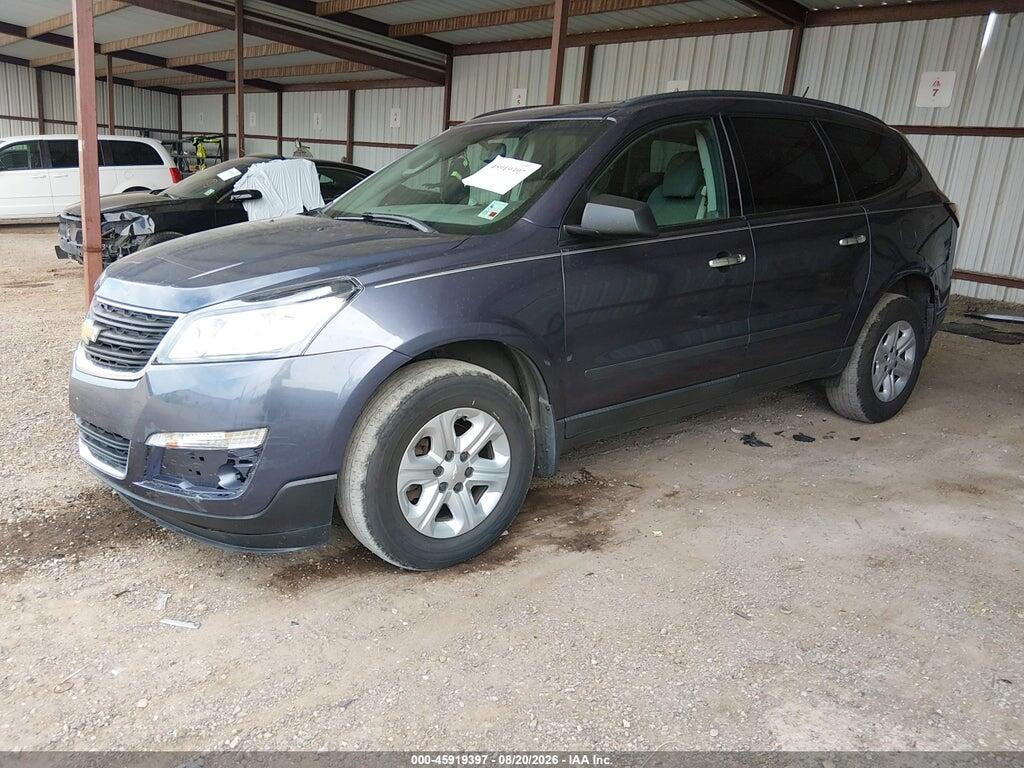 1GNKRFED7EJ293398 2014 CHEVROLET TRAVERSE photo no. 2