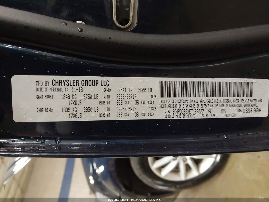 3C4PDDBGXET167027 2014 DODGE JOURNEY photo no. 9