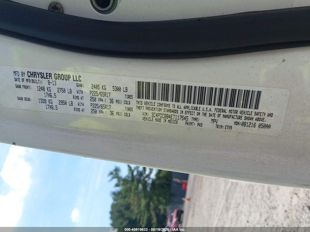 3C4PDCBB4ET117545 2014 DODGE JOURNEY photo no. 9