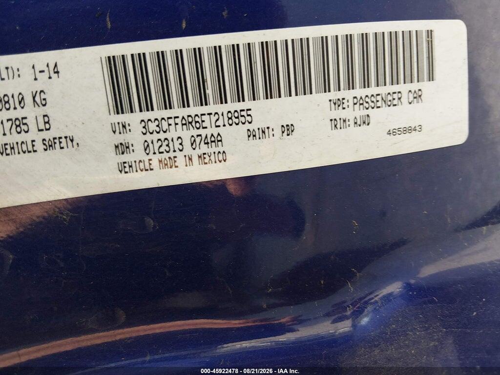 3C3CFFAR6ET218955 2014 FIAT 500 photo no. 9