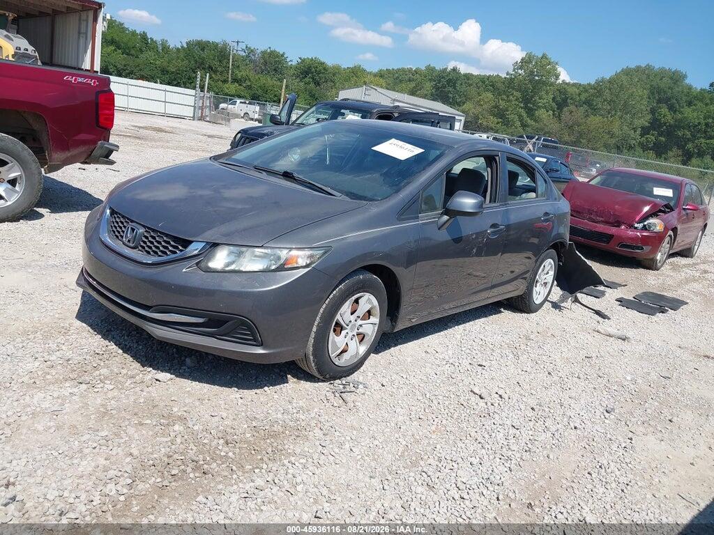 19XFB2F52DE078487 2013 HONDA CIVIC photo no. 2