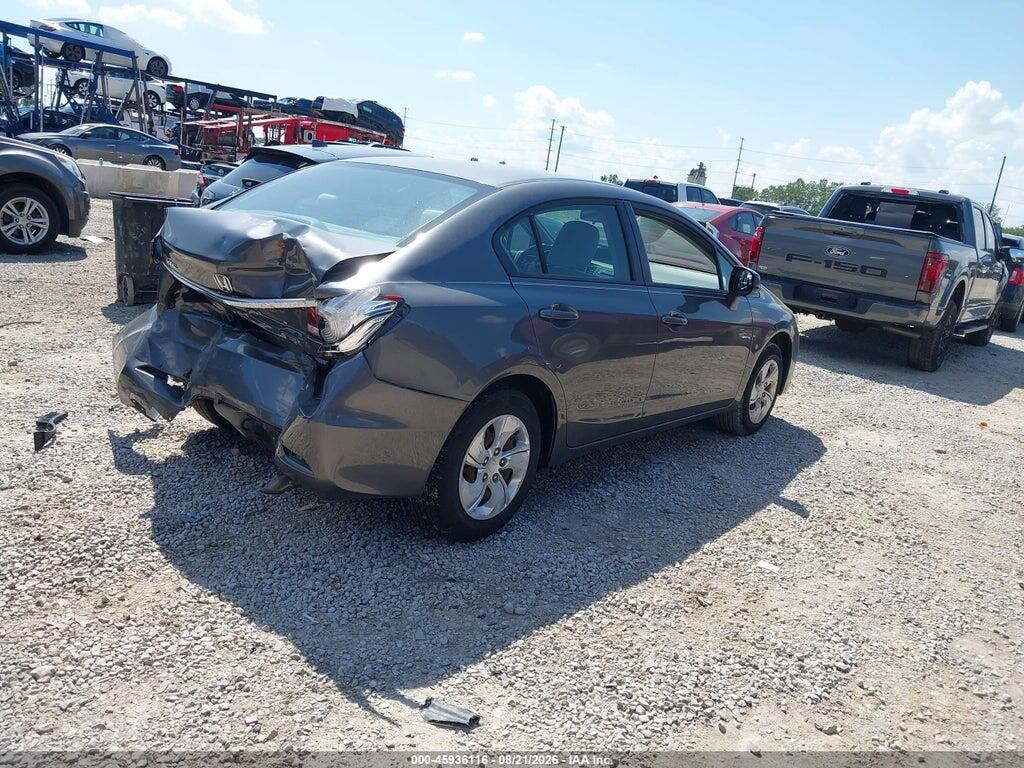 19XFB2F52DE078487 2013 HONDA CIVIC photo no. 4