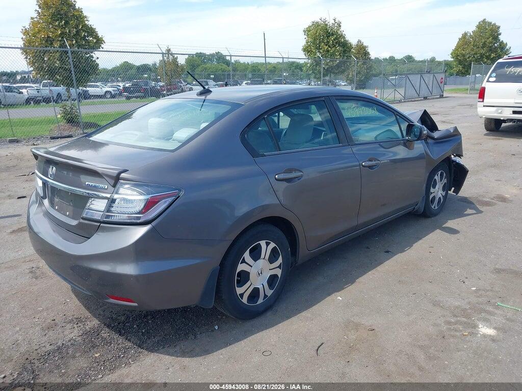 19XFB4F27DE000109 2013 HONDA CIVIC HYBRID photo no. 4