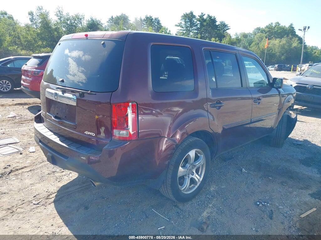5FNYF4H5XDB081461 2013 HONDA PILOT photo no. 4