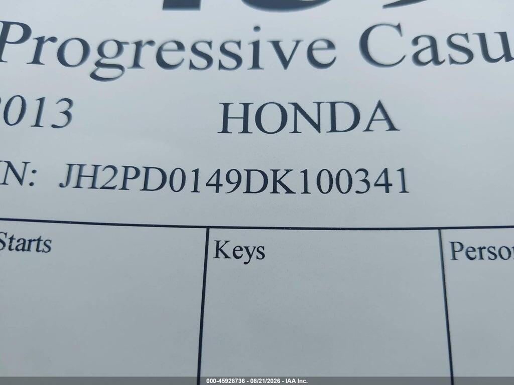 JH2PD0149DK100341 2013 HONDA SILVERWING photo no. 10