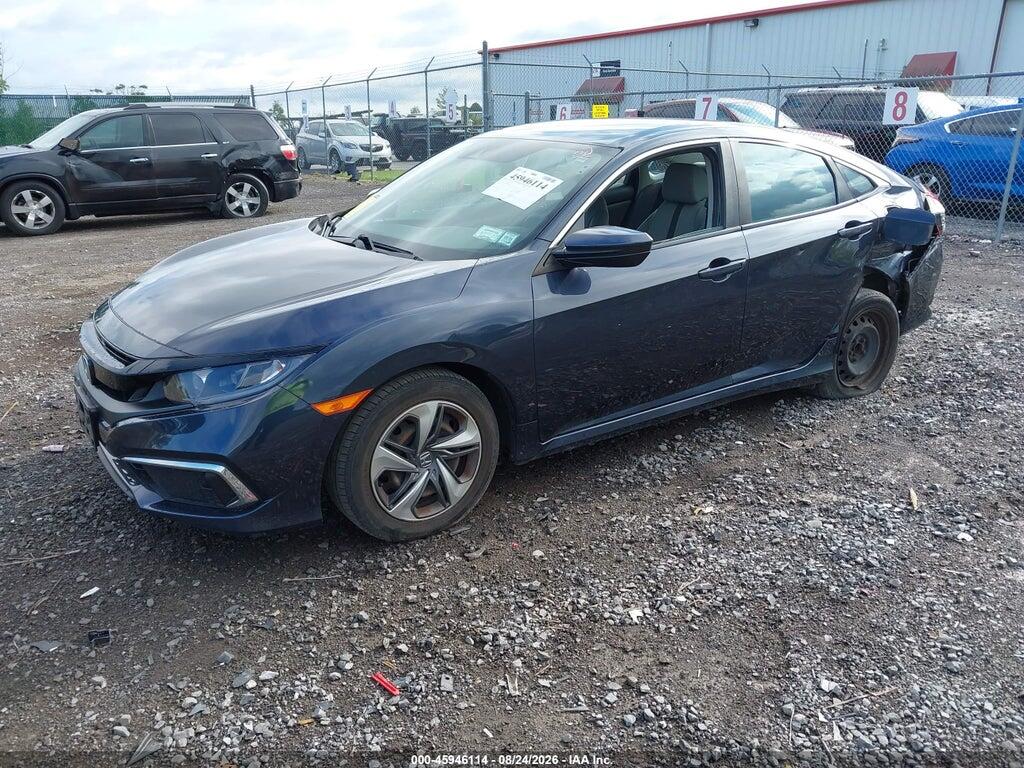 2HGFC2F60KH599362 2019 HONDA CIVIC photo no. 2