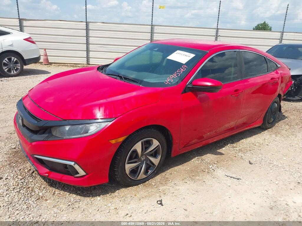 2HGFC2F66KH592495 2019 HONDA CIVIC photo no. 2