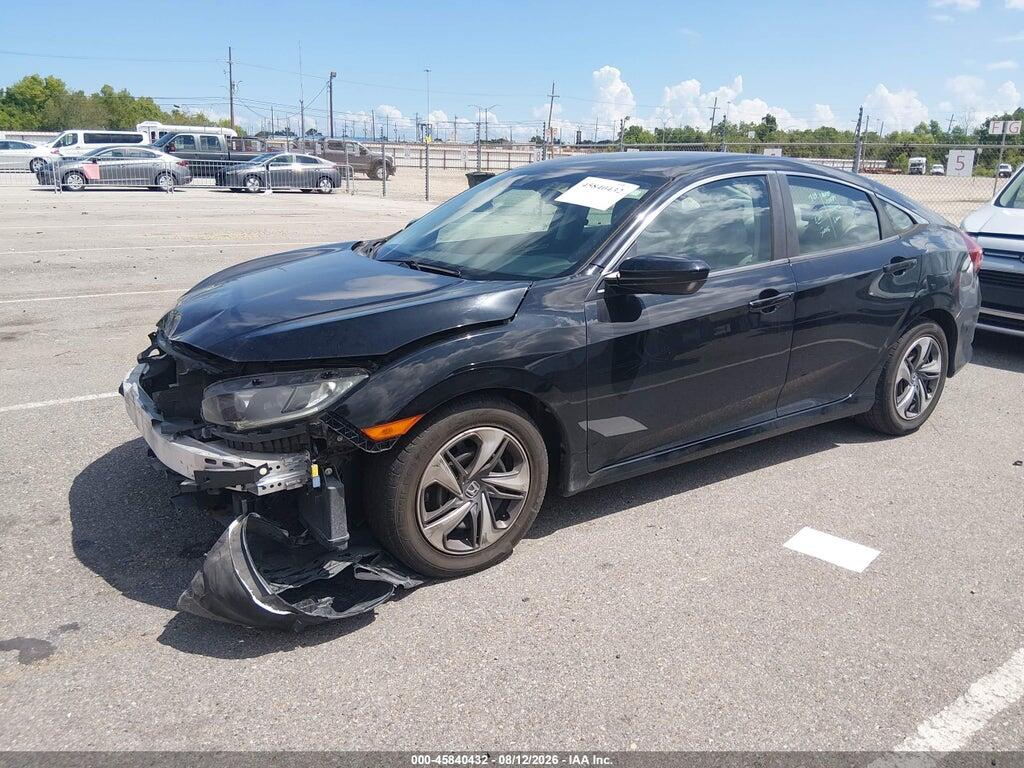 2HGFC2F60KH568225 2019 HONDA CIVIC photo no. 2