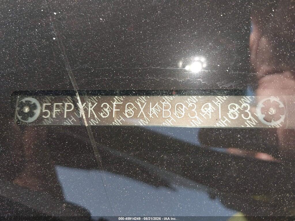5FPYK3F6XKB039183 2019 HONDA RIDGELINE photo no. 9