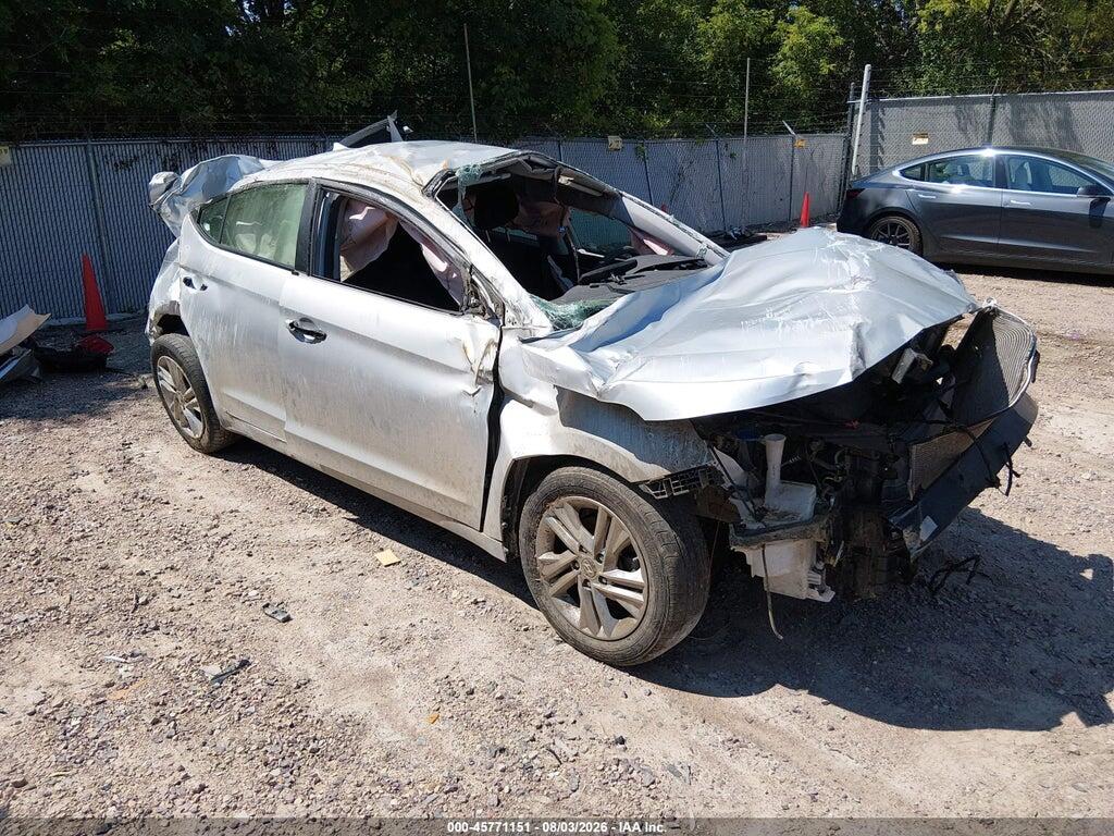 2019 HYUNDAI ELANTRA 5NPD84LF7KH443043