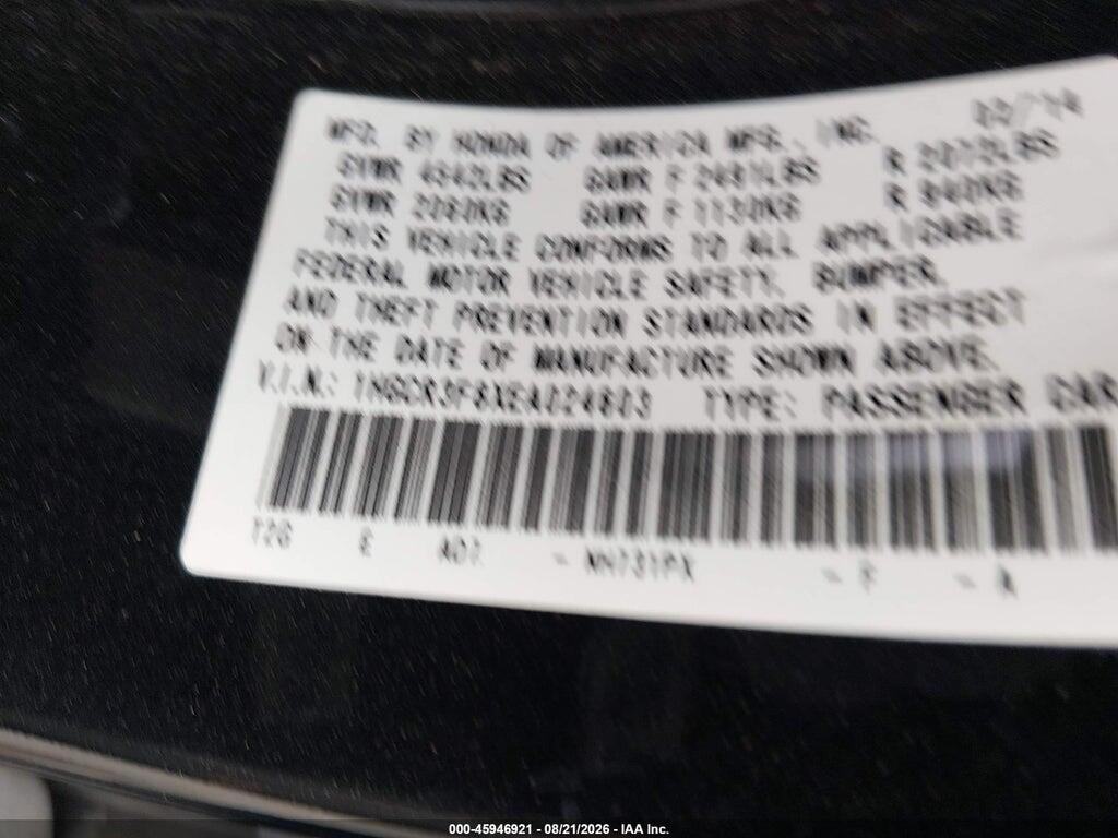 1HGCR3F8XEA024603 2014 HONDA ACCORD photo no. 9