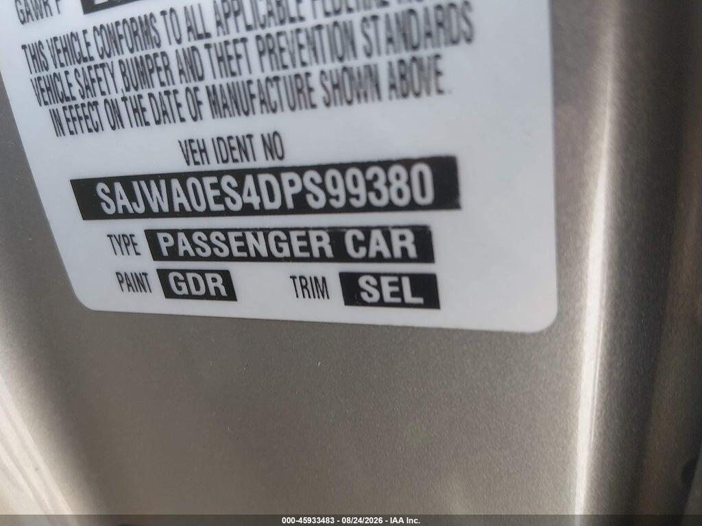 SAJWA0ES4DPS99380 2013 JAGUAR XF photo no. 9