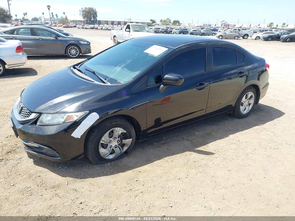 2HGFB2F59EH501993 2014 HONDA CIVIC photo no. 2