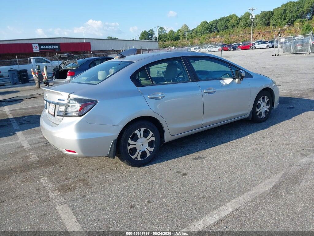 19XFB4F26EE002015 2014 HONDA CIVIC HYBRID photo no. 4