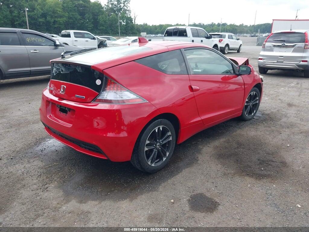 JHMZF1D47ES002301 2014 HONDA CR-Z photo no. 4