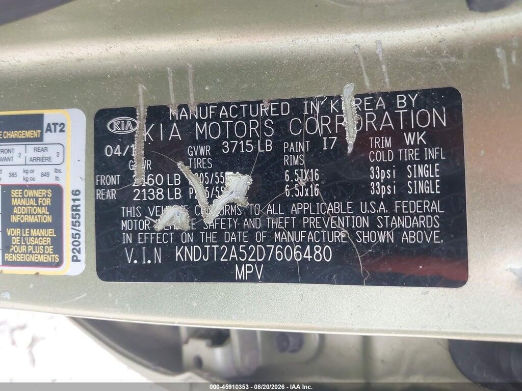 KNDJT2A52D7606480 2013 KIA SOUL photo no. 9