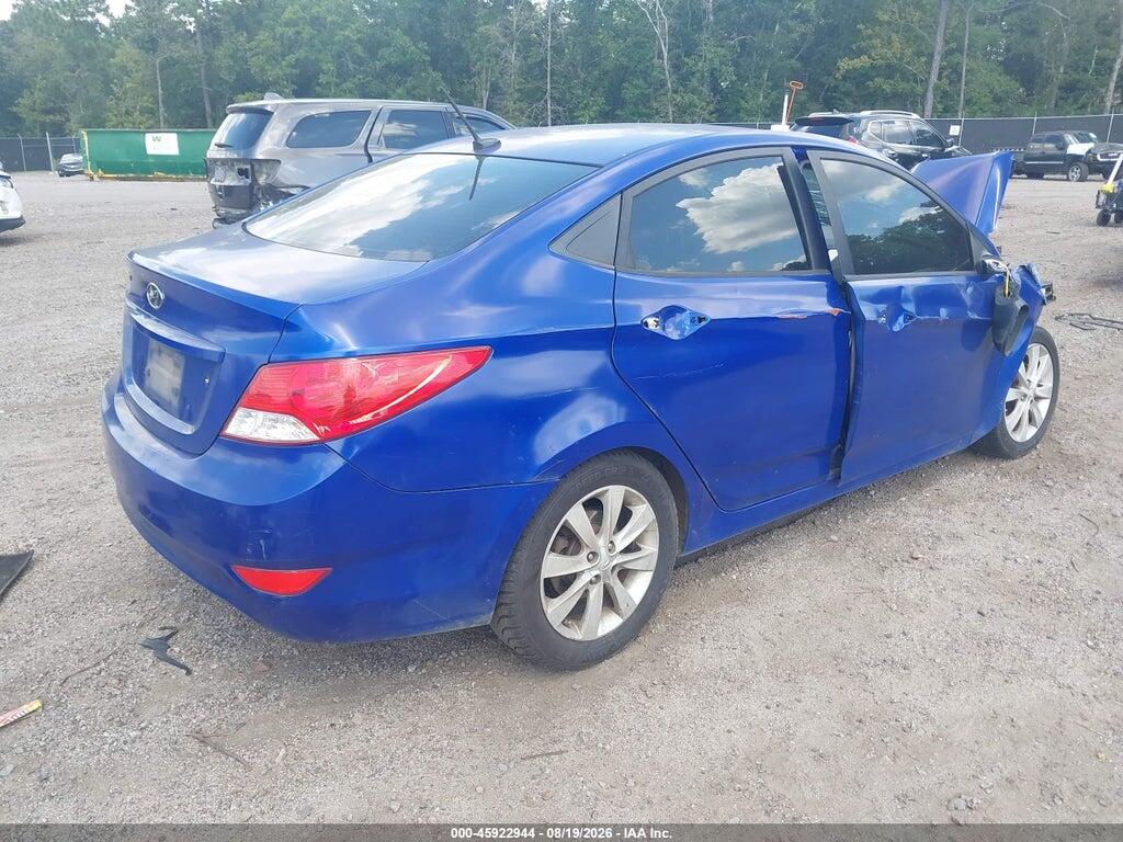 KMHCU4AE4EU620459 2014 HYUNDAI ACCENT photo no. 4