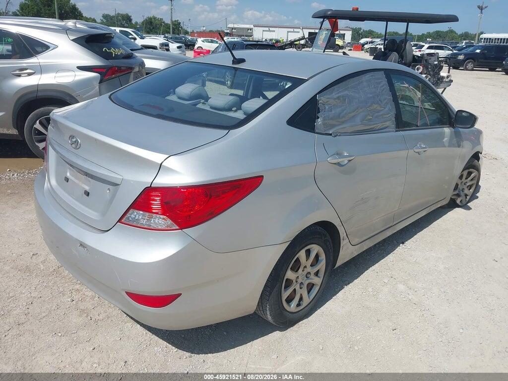 KMHCT4AE2EU590591 2014 HYUNDAI ACCENT photo no. 4