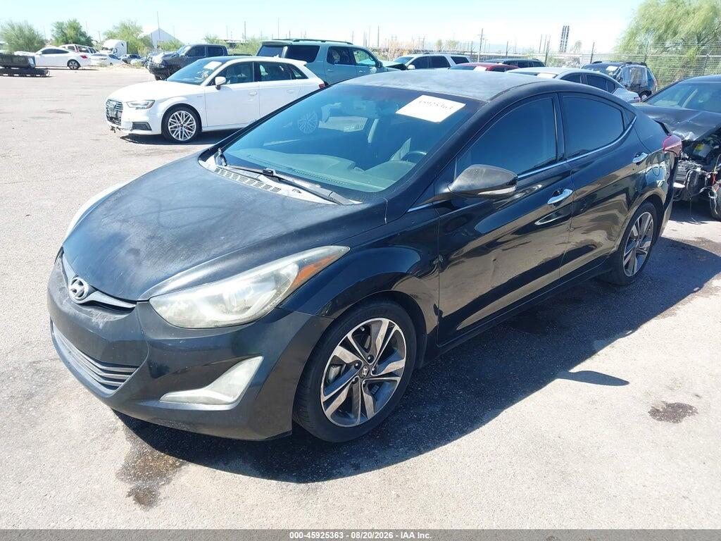 5NPDH4AE5EH482065 2014 HYUNDAI ELANTRA photo no. 2