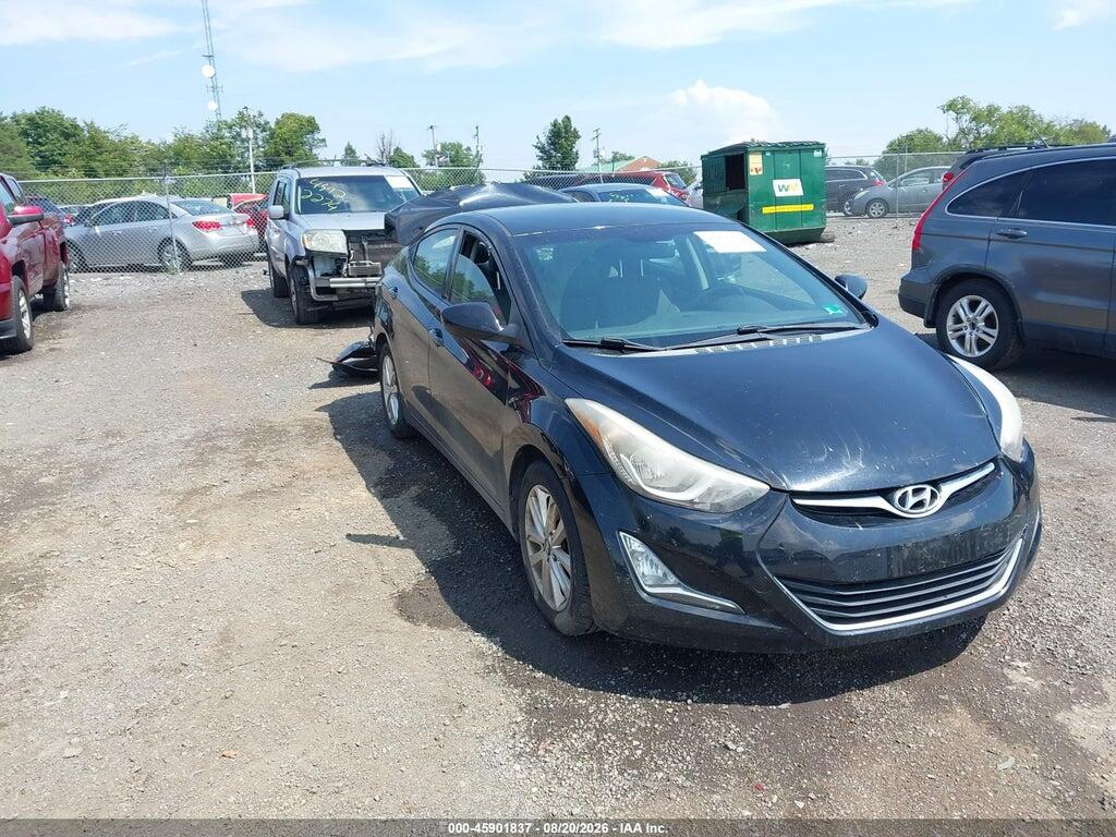 2014 HYUNDAI ELANTRA KMHDH4AE6EU099107