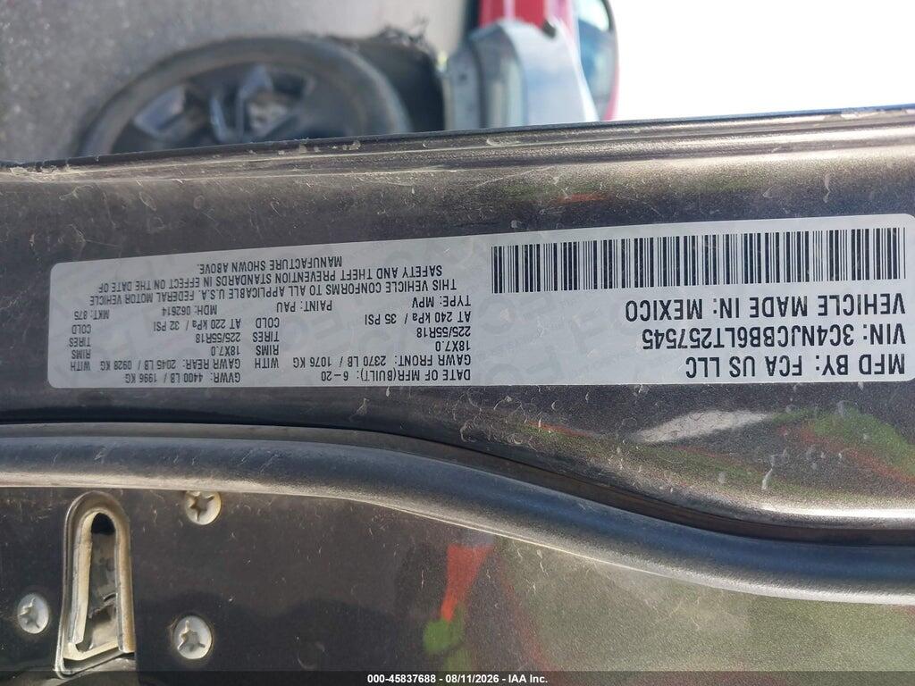 3C4NJCBB6LT257545 2020 JEEP COMPASS photo no. 9