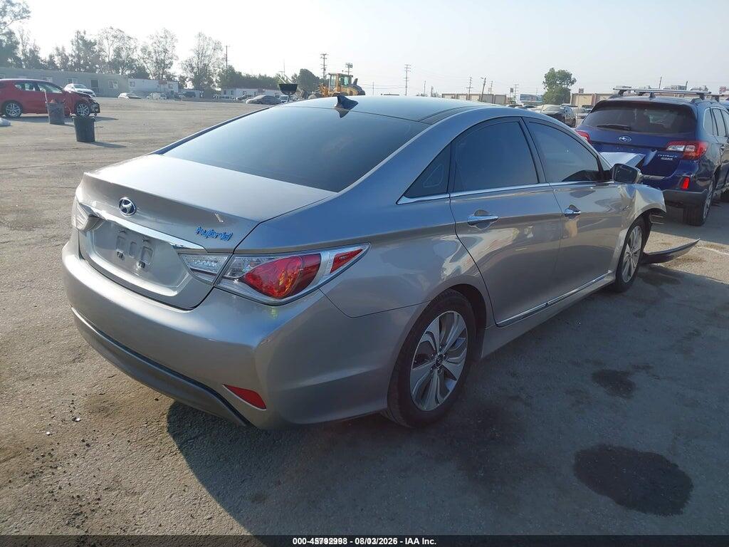 KMHEC4A45EA107368 2014 HYUNDAI SONATA HYBRID photo no. 4