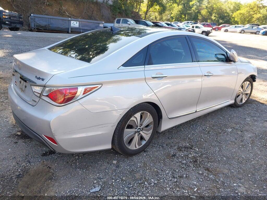 KMHEC4A46EA109968 2014 HYUNDAI SONATA HYBRID photo no. 4