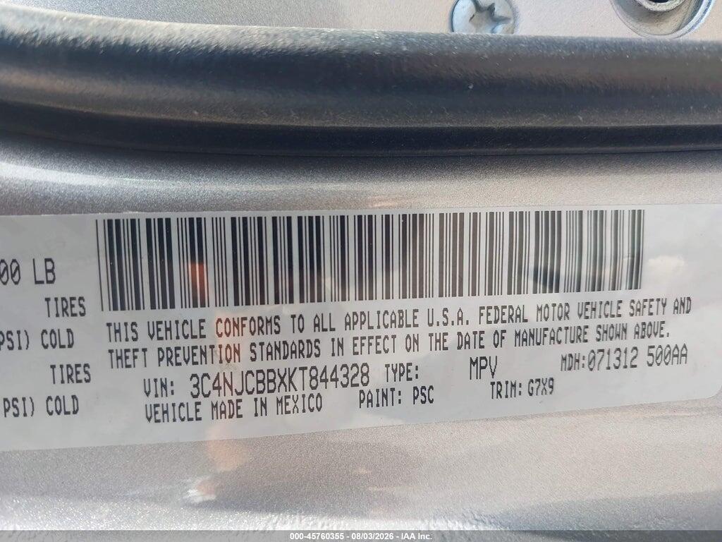 3C4NJCBBXKT844328 2019 JEEP COMPASS photo no. 9