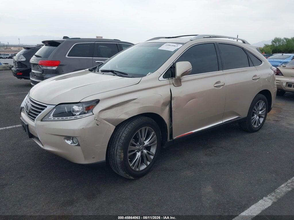 2T2BK1BA5DC202001 2013 LEXUS RX 350 photo no. 2