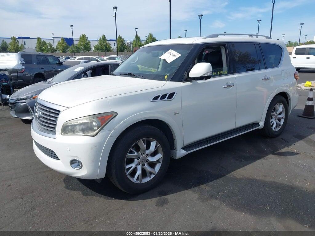 JN8AZ2ND6E9750849 2014 INFINITI QX80 photo no. 2