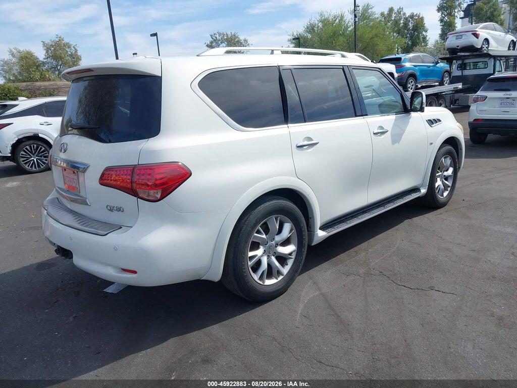 JN8AZ2ND6E9750849 2014 INFINITI QX80 photo no. 4