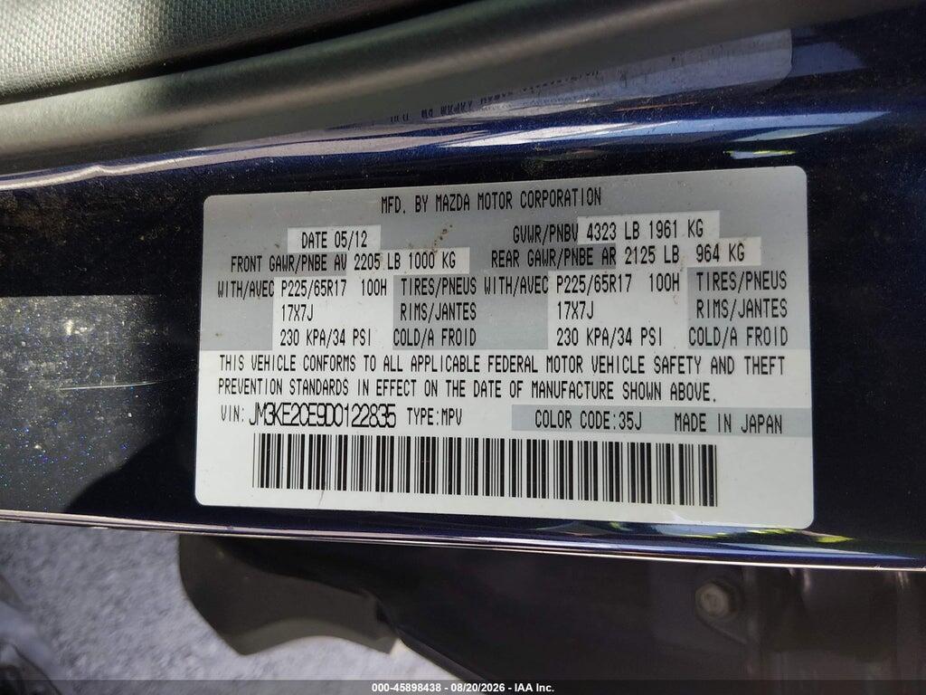JM3KE2CE9D0122835 2013 MAZDA CX-5 photo no. 8