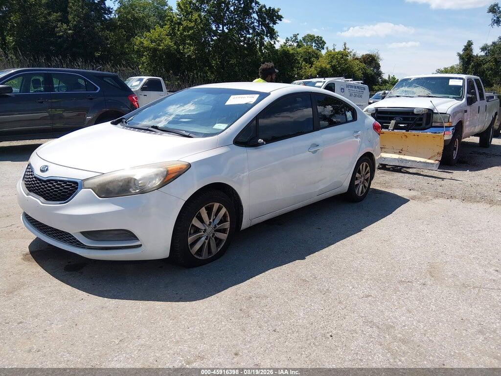 KNAFX4A63E5215430 2014 KIA FORTE photo no. 2