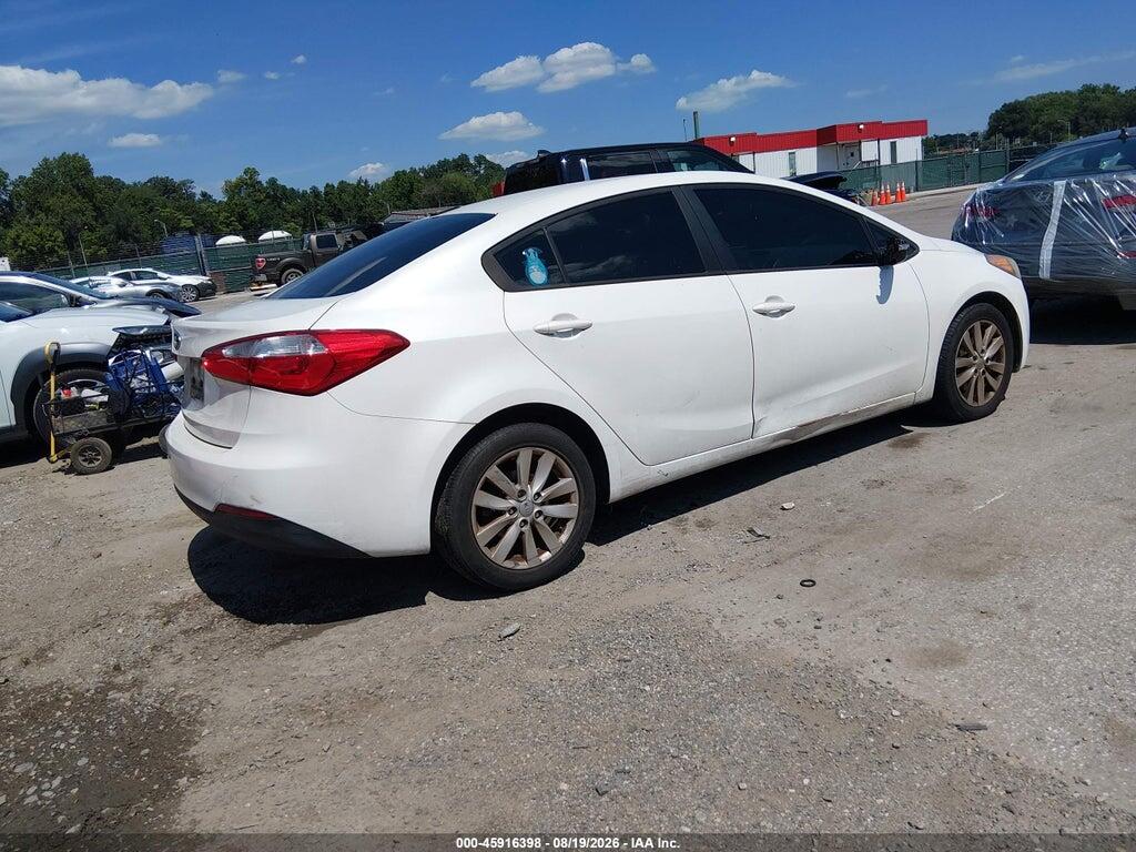 KNAFX4A63E5215430 2014 KIA FORTE photo no. 4