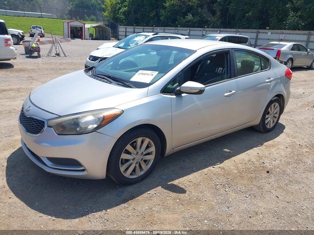 KNAFX4A64E5160700 2014 KIA FORTE photo no. 2