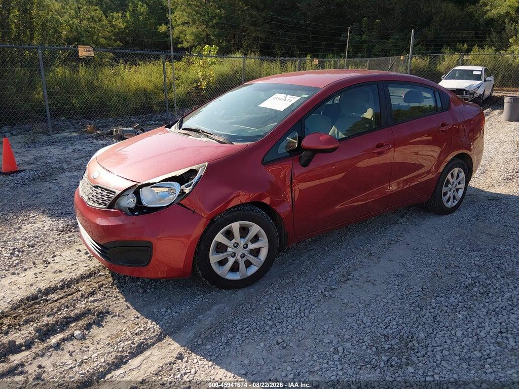 KNADM4A34E6349816 2014 KIA RIO photo no. 2