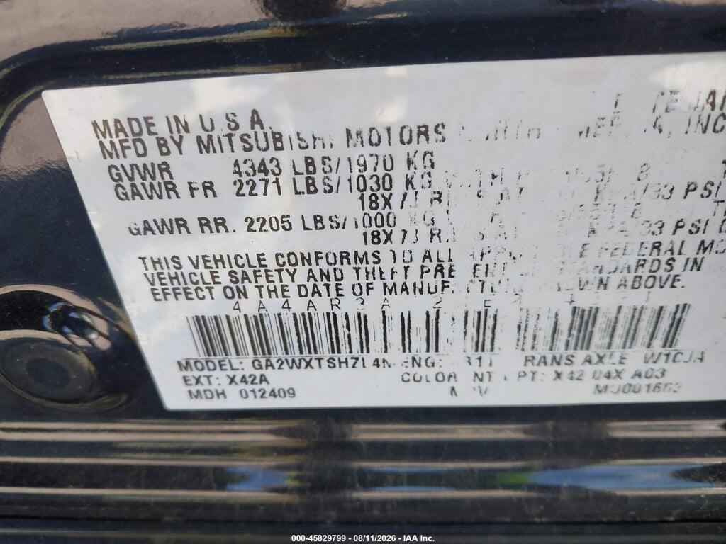 4A4AR3AU2DE014321 2013 MITSUBISHI OUTLANDER SPORT photo no. 9