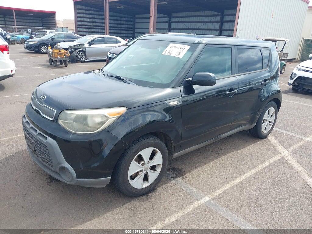 KNDJN2A20E7108506 2014 KIA SOUL photo no. 2