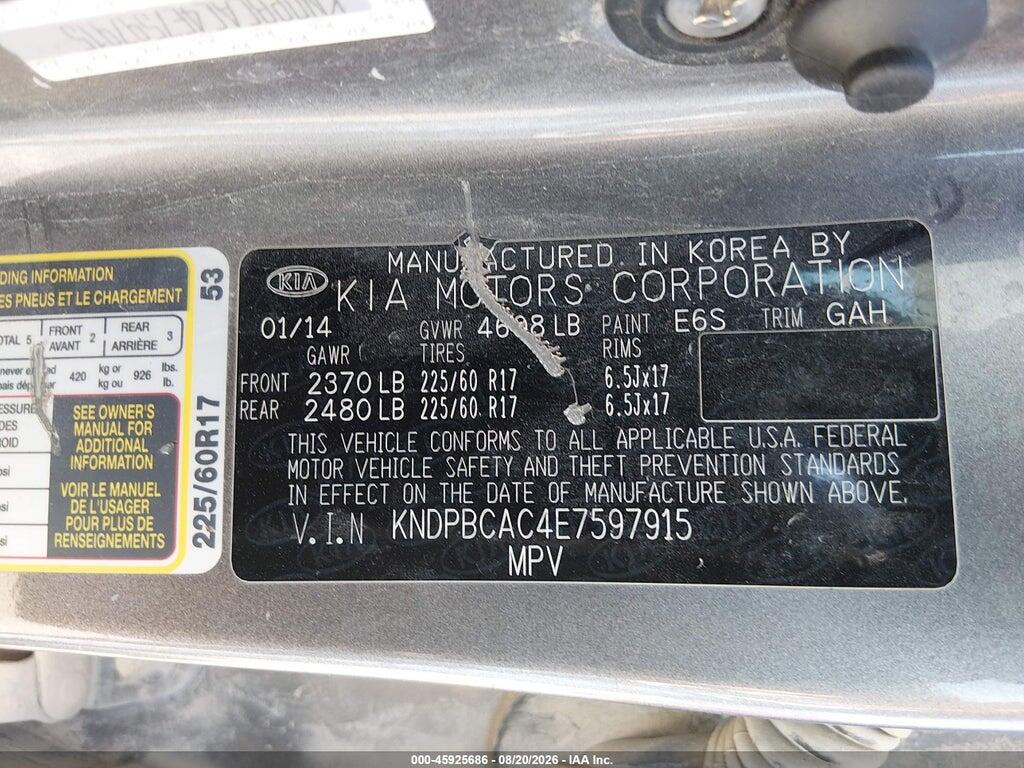 KNDPBCAC4E7597915 2014 KIA SPORTAGE photo no. 9