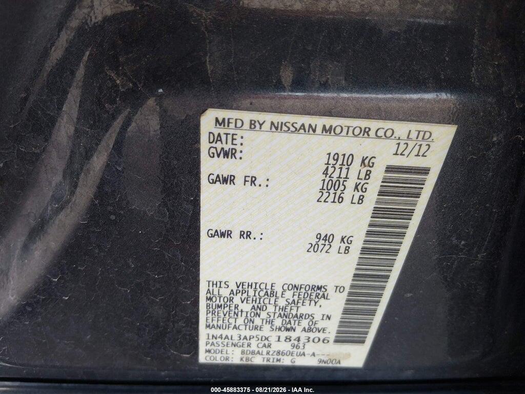 1N4AL3AP5DC184306 2013 NISSAN ALTIMA photo no. 9