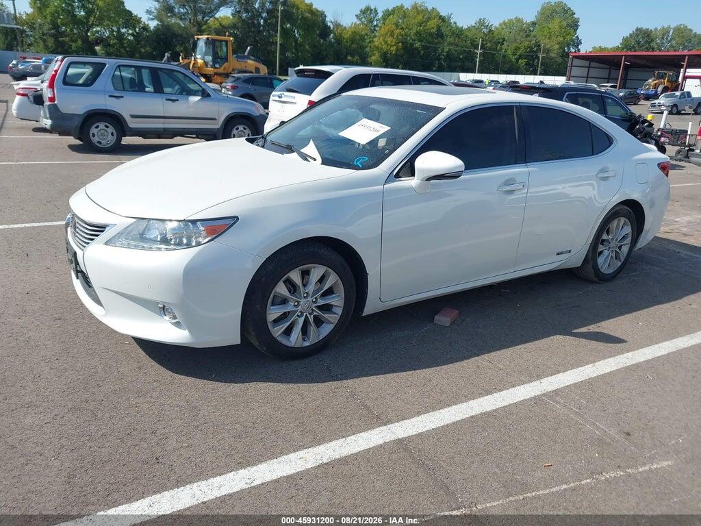 JTHBW1GG8E2040207 2014 LEXUS ES 300H photo no. 2
